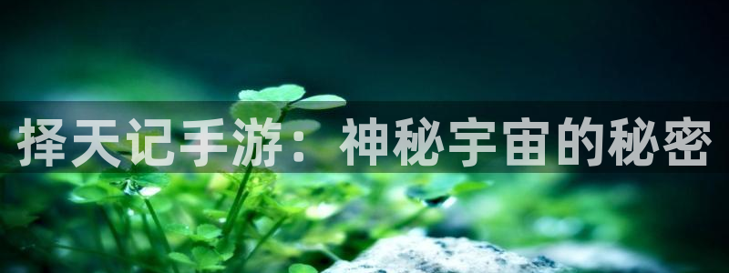 星空娱乐 挂：择天记手游：神秘宇宙的秘密